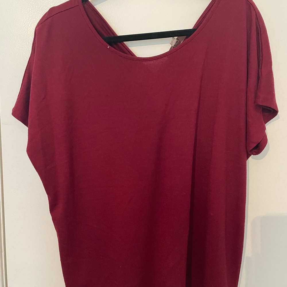 Cotton short sleeve blouse